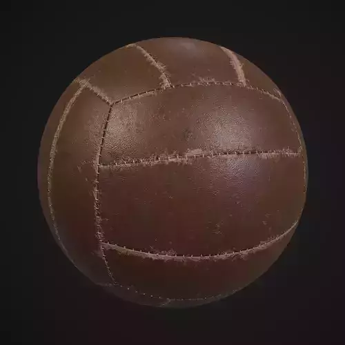 Old volleyball ball