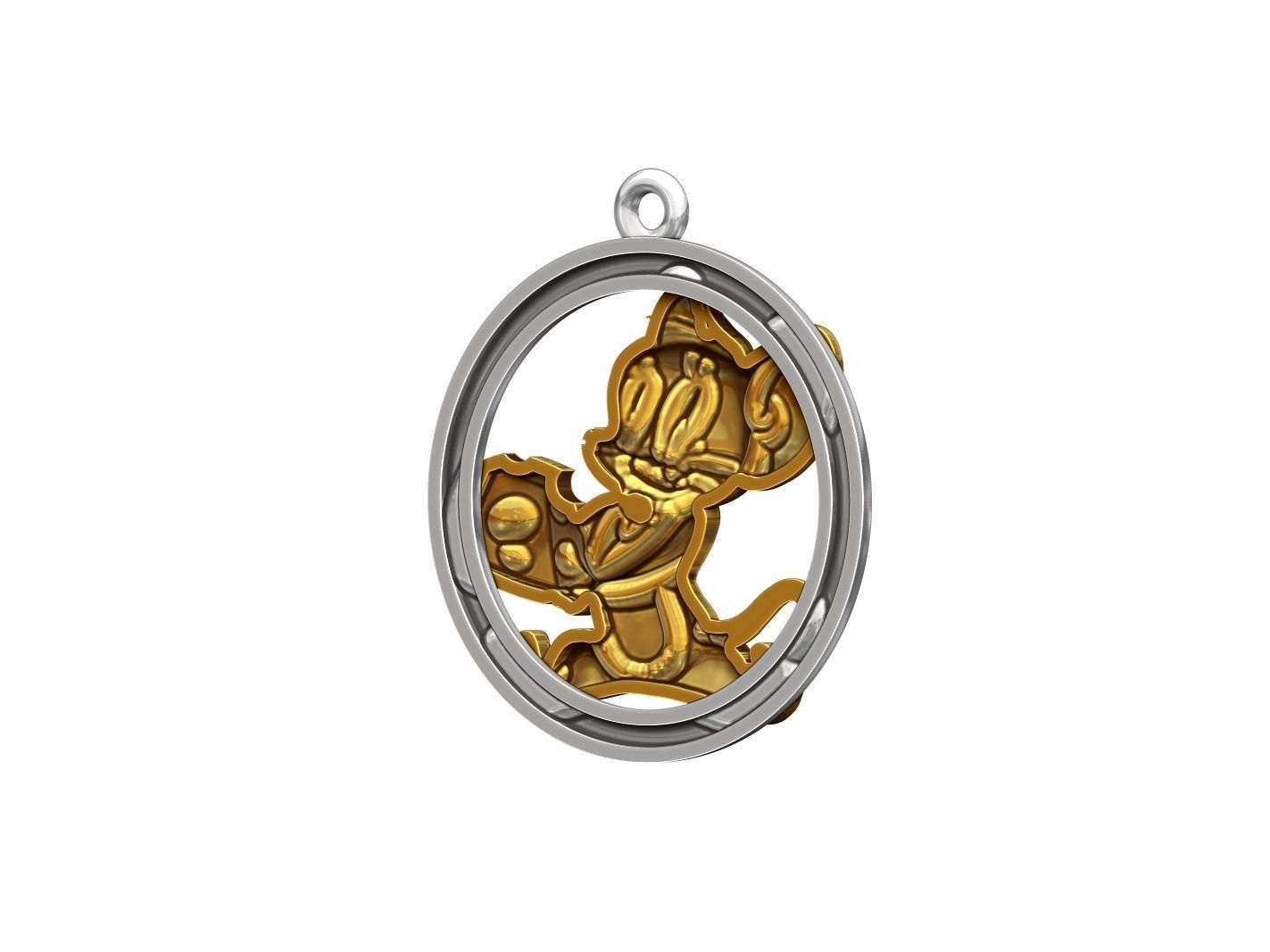 Pendant Jerry 3D print model_7
