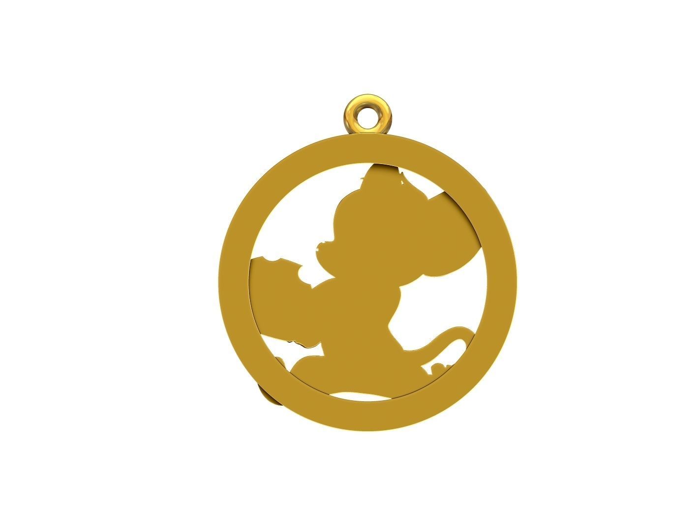 Pendant Jerry 3D print model_9