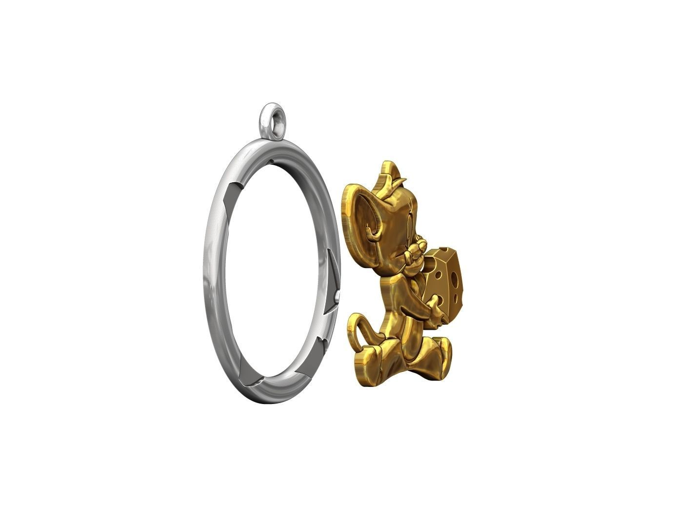 Pendant Jerry 3D print model_6