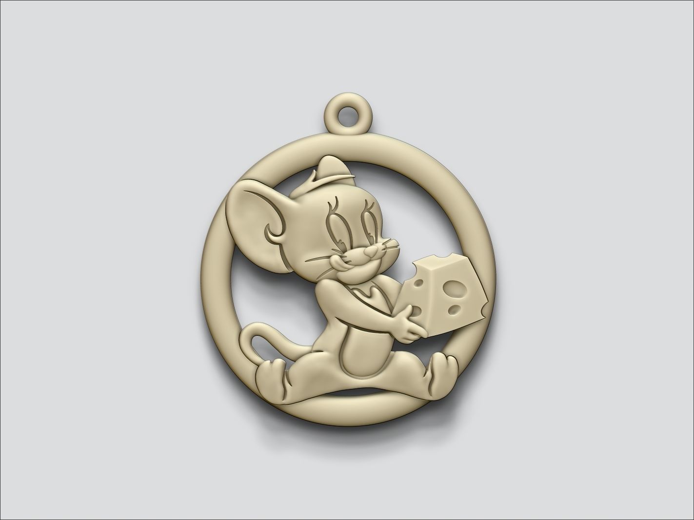 Pendant Jerry 3D print model_8