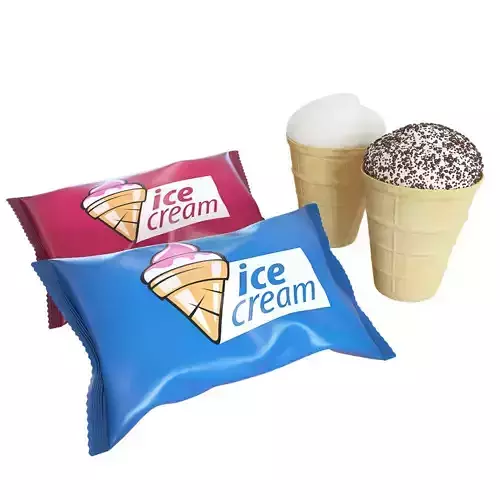 Ice cream 3D model