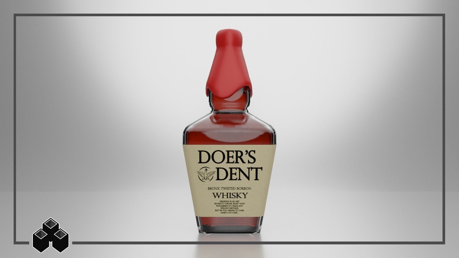 Liquor Bottles 3D model_9