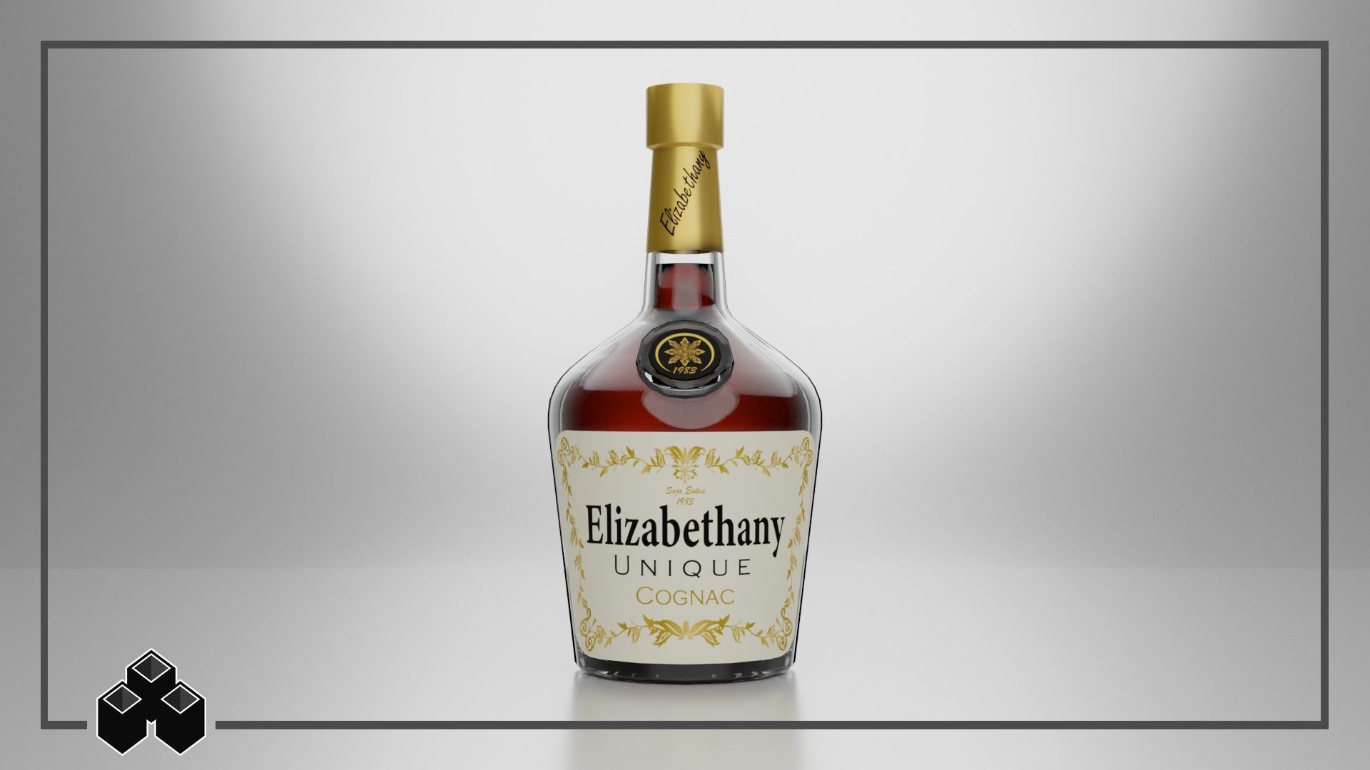 Liquor Bottles 3D model_8