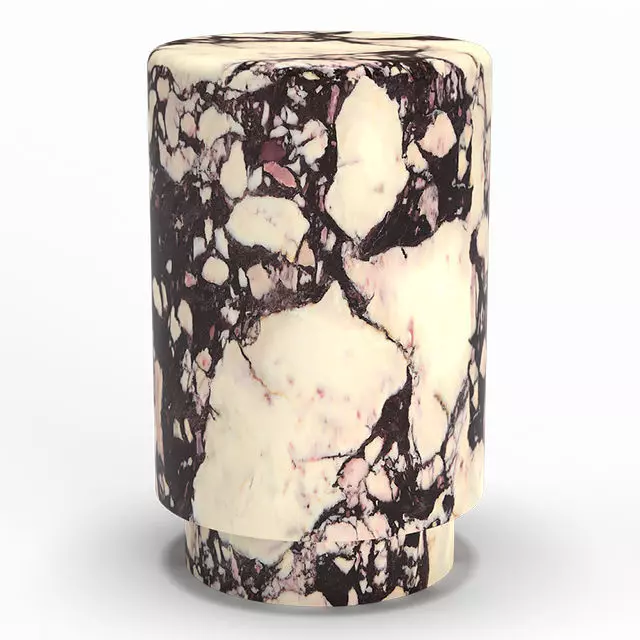 Marble stool Michael Verheyden 3D model_0
