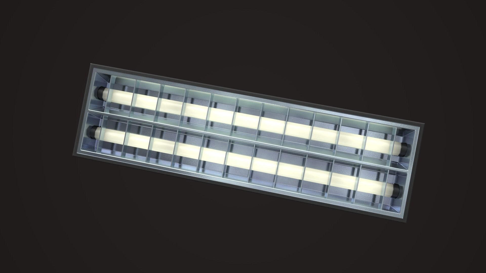 Commercial Light Fixtures Low-poly 3D model_12