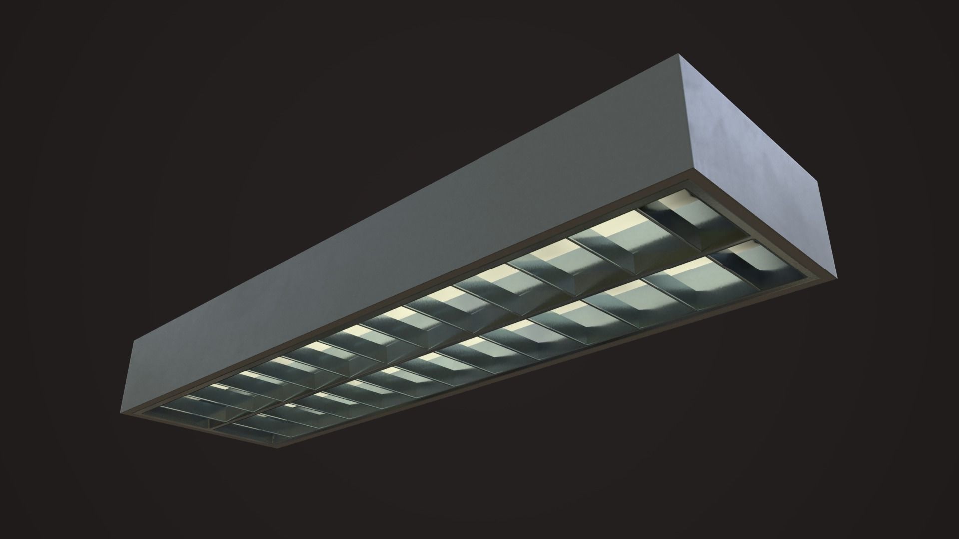 Commercial Light Fixtures Low-poly 3D model_8