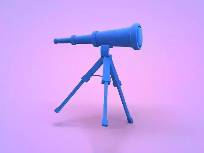 Telescope on tripod