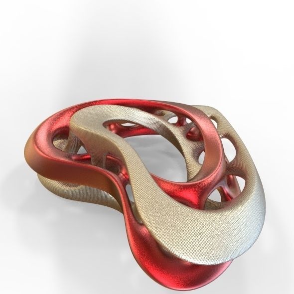 Love heart  01 3D model_7