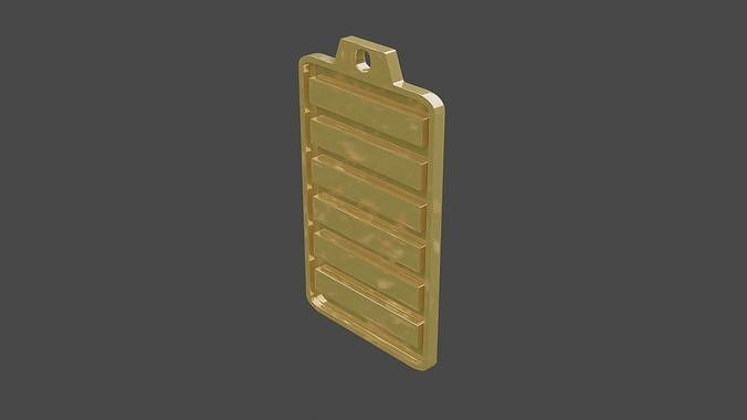 rgd qian hexagram pendant 3D print model
