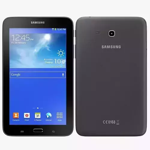 Samsung Galaxy Tab 3 Lite 7 0 black 3D model