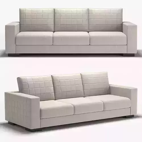 Adriana Hoyos Grafito Sofa 130 3D model