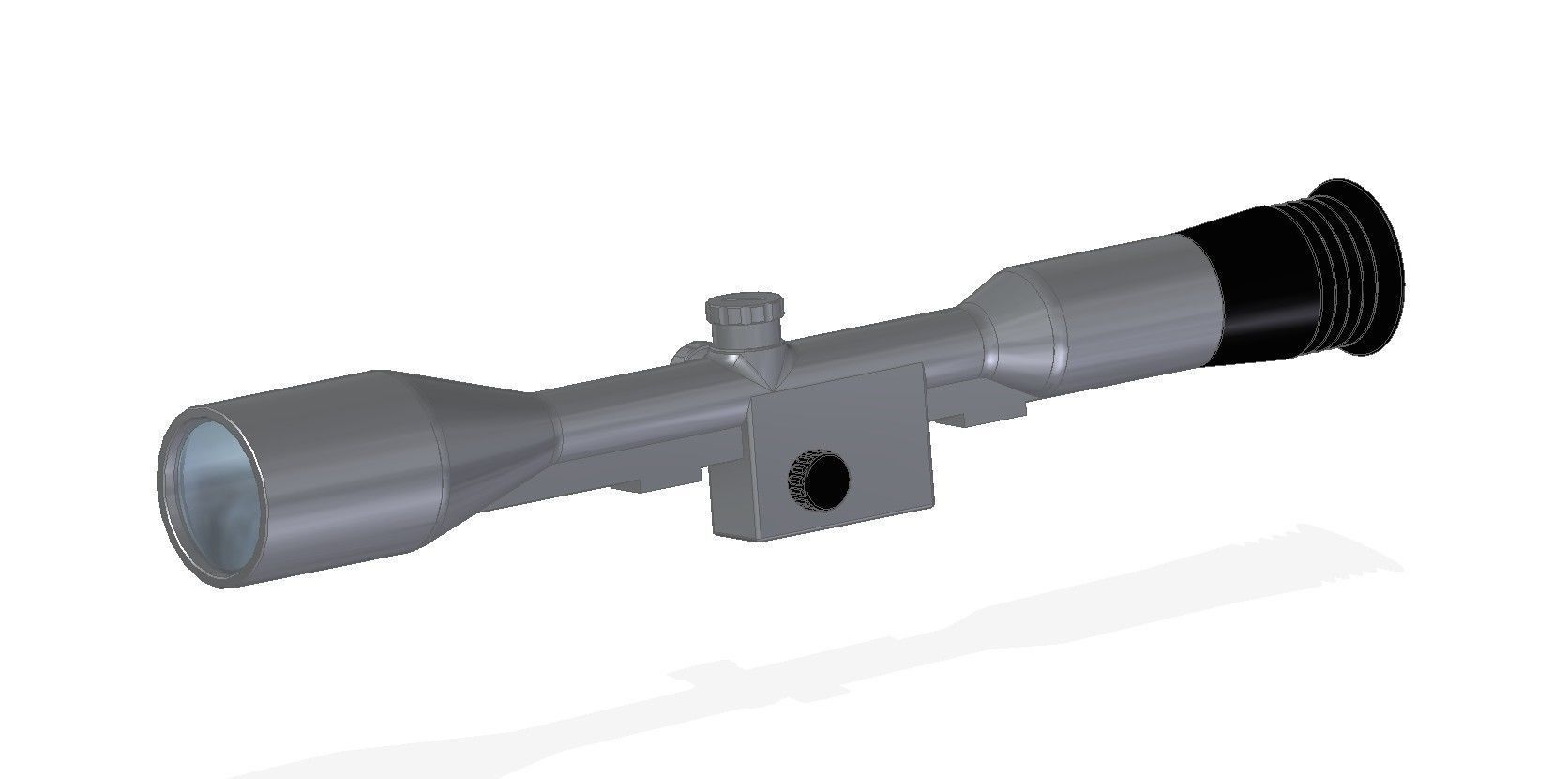 PSG-1 rifle with scope 3D model_18