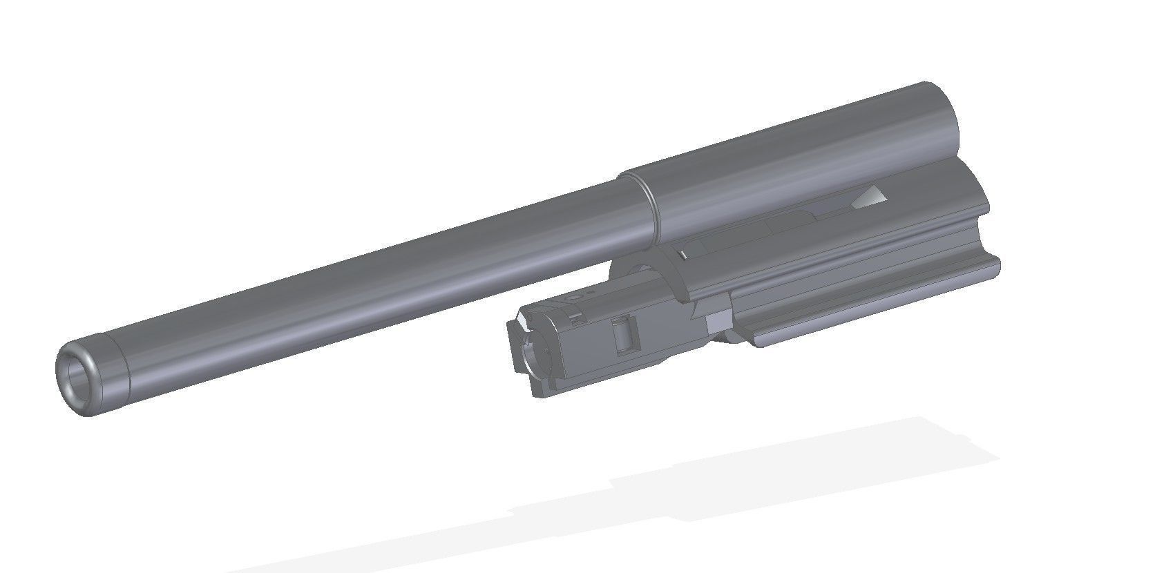 PSG-1 rifle with scope 3D model_21