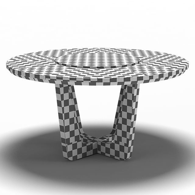 Adriana Hoyos Rumba Dining Table 200 3D model_2