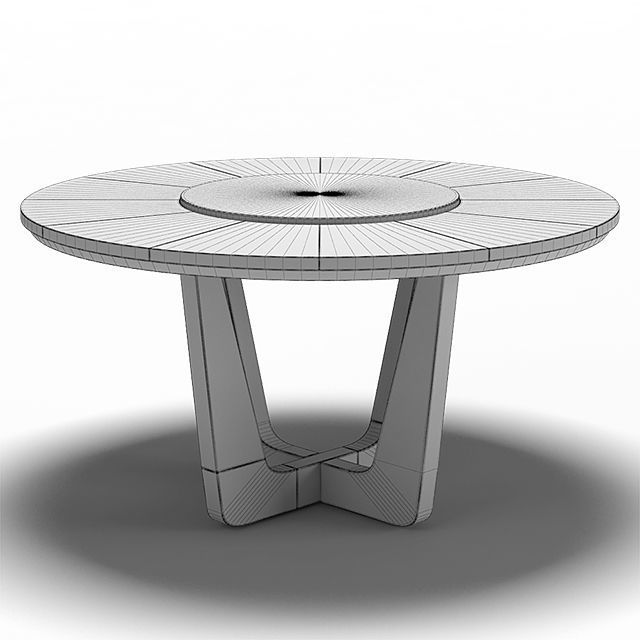 Adriana Hoyos Rumba Dining Table 200 3D model_1