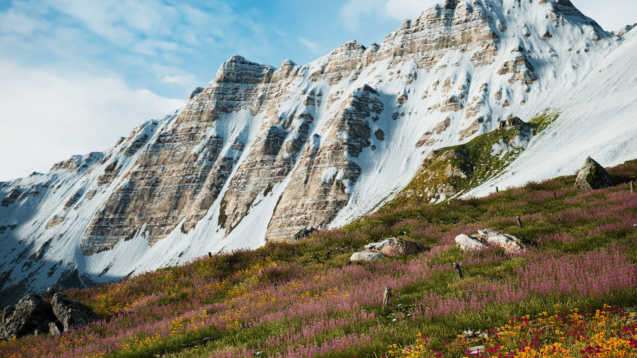Alpine Lake Environment - Unity 2017-18-19 Projects Low-poly 3D model_4