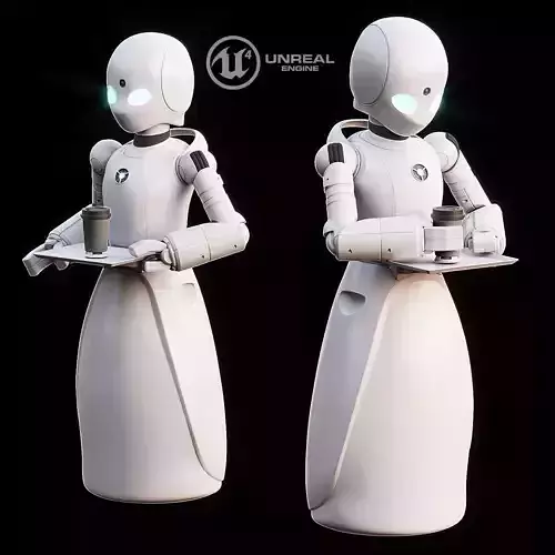 AVE Orihime-d animated PBR UNREAL ENGINE Low-poly 3D model