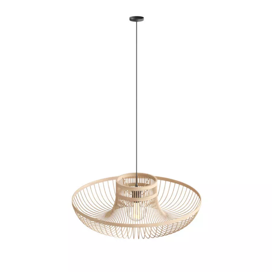 Luminaire sumbawa - suspension en bambou 3D model_0
