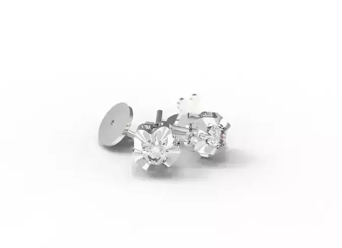 Single Diamond Earring
