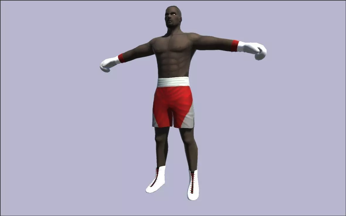 3D model Rigged Boxer VR / AR / low-poly | CGTrader
