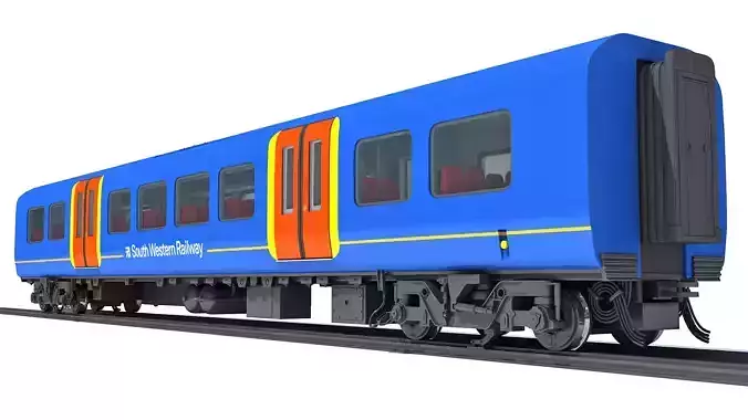 South West Rail Class Passenger Car 3D model