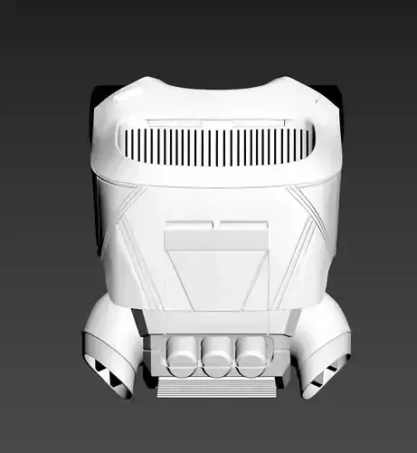 Star Wars EP9 The Rise of Skywalker Jet Trooper Backpack Armor 3D print model