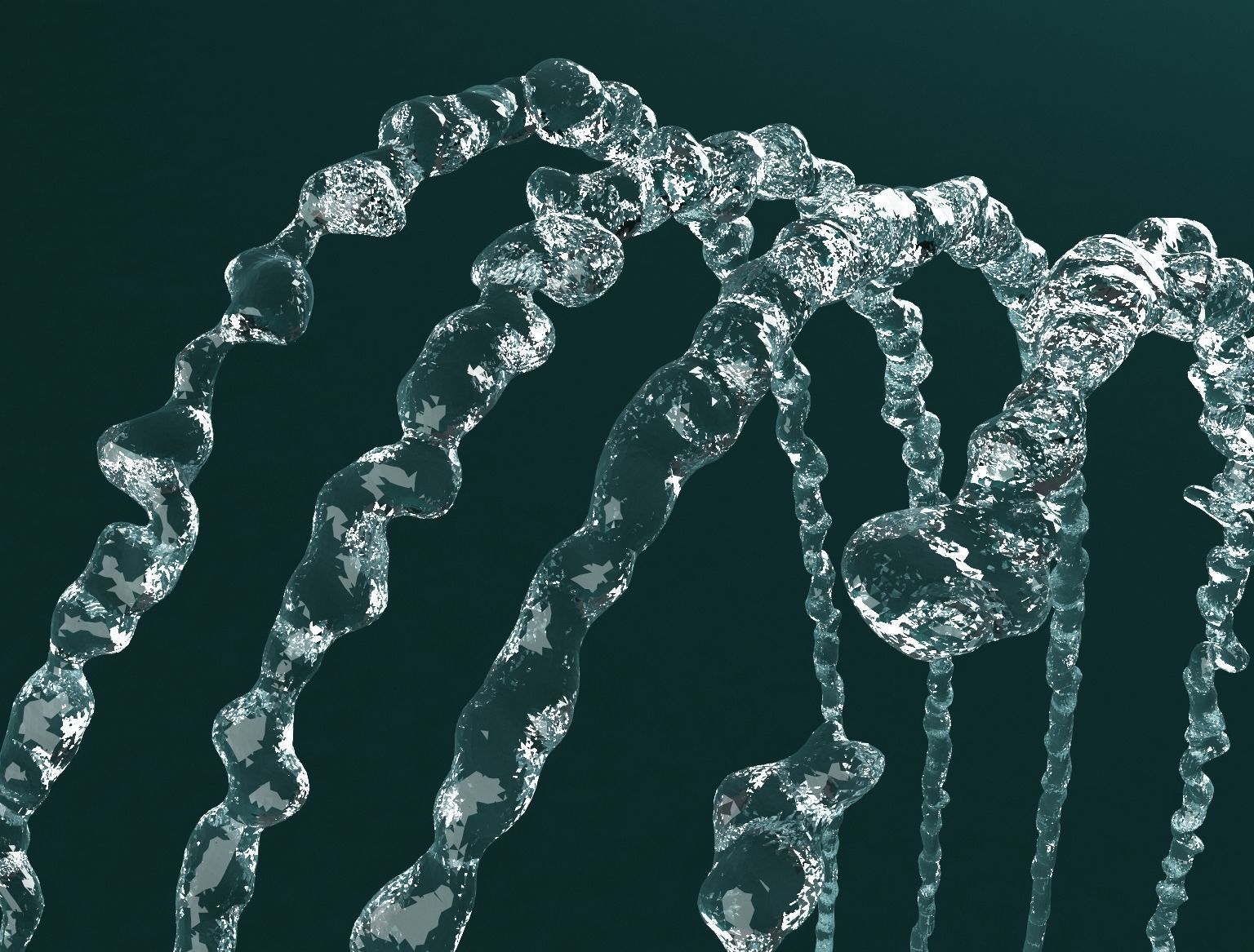 water jets 3D model_1