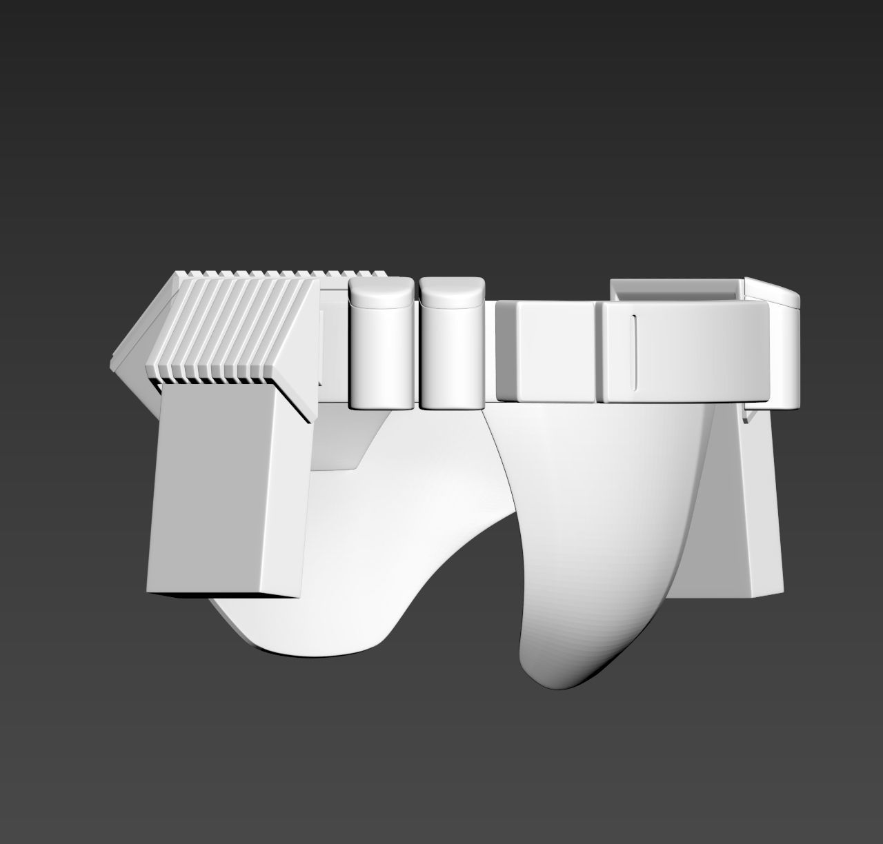 Star Wars The Rise of Skywalker Jet Trooper Belt Cod Posterior 3D print model_7