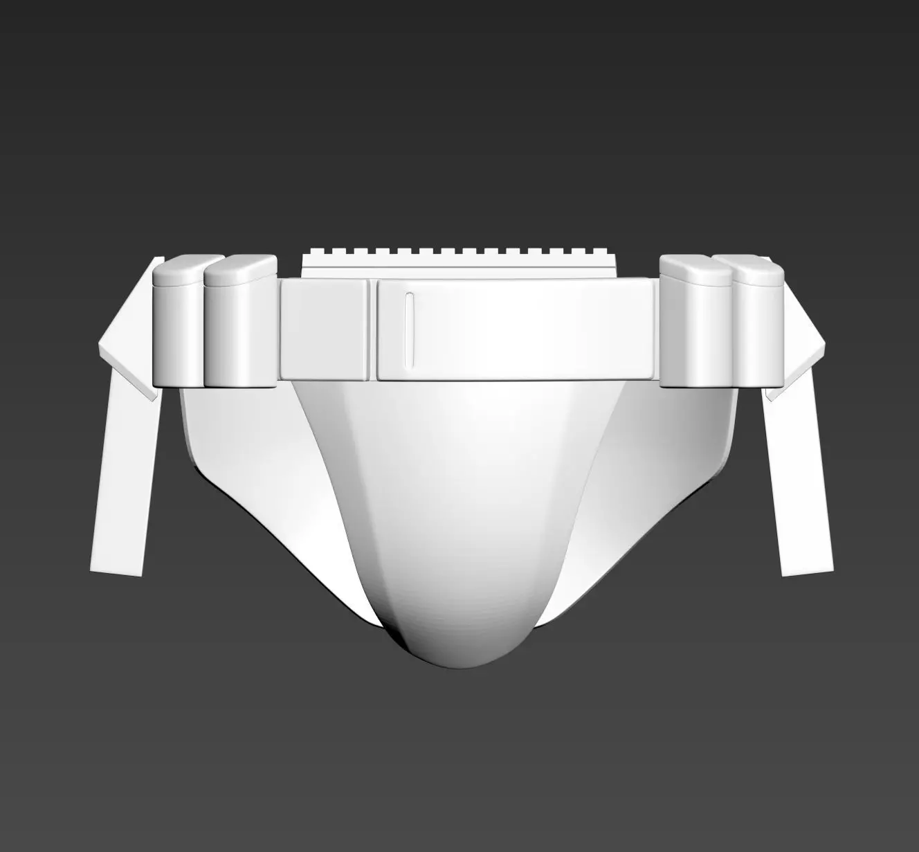 Star Wars The Rise of Skywalker Jet Trooper Belt Cod Posterior 3D print model_0