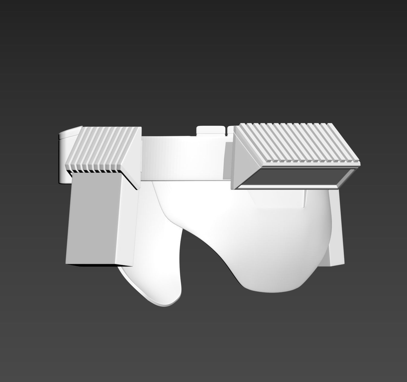 Star Wars The Rise of Skywalker Jet Trooper Belt Cod Posterior 3D print model_3