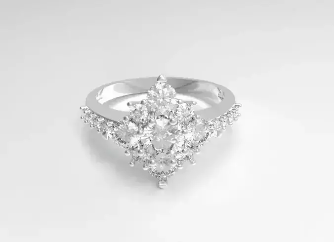 Elegant Diamond Women Ring