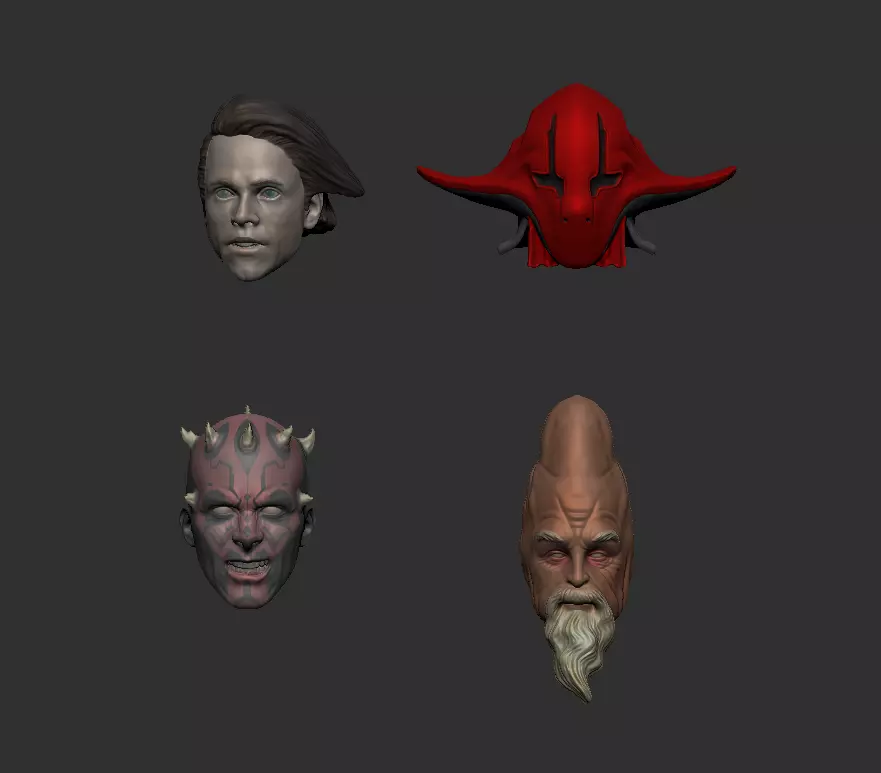 Figure Head custom 3 3D print model_0