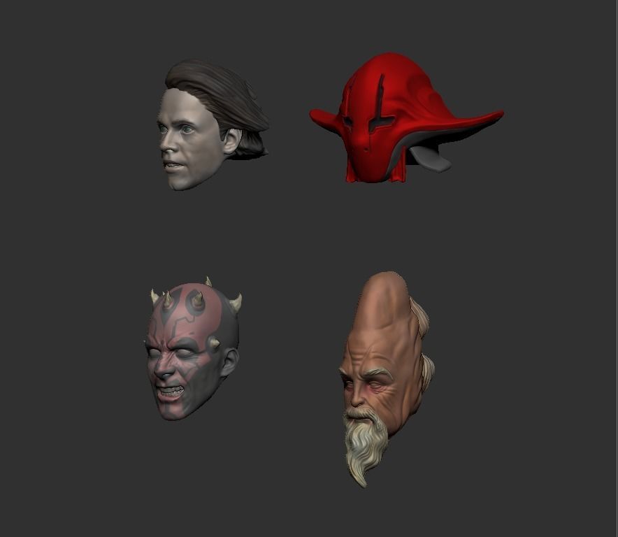 Figure Head custom 3 3D print model_1