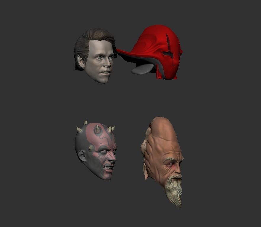 Figure Head custom 3 3D print model_2