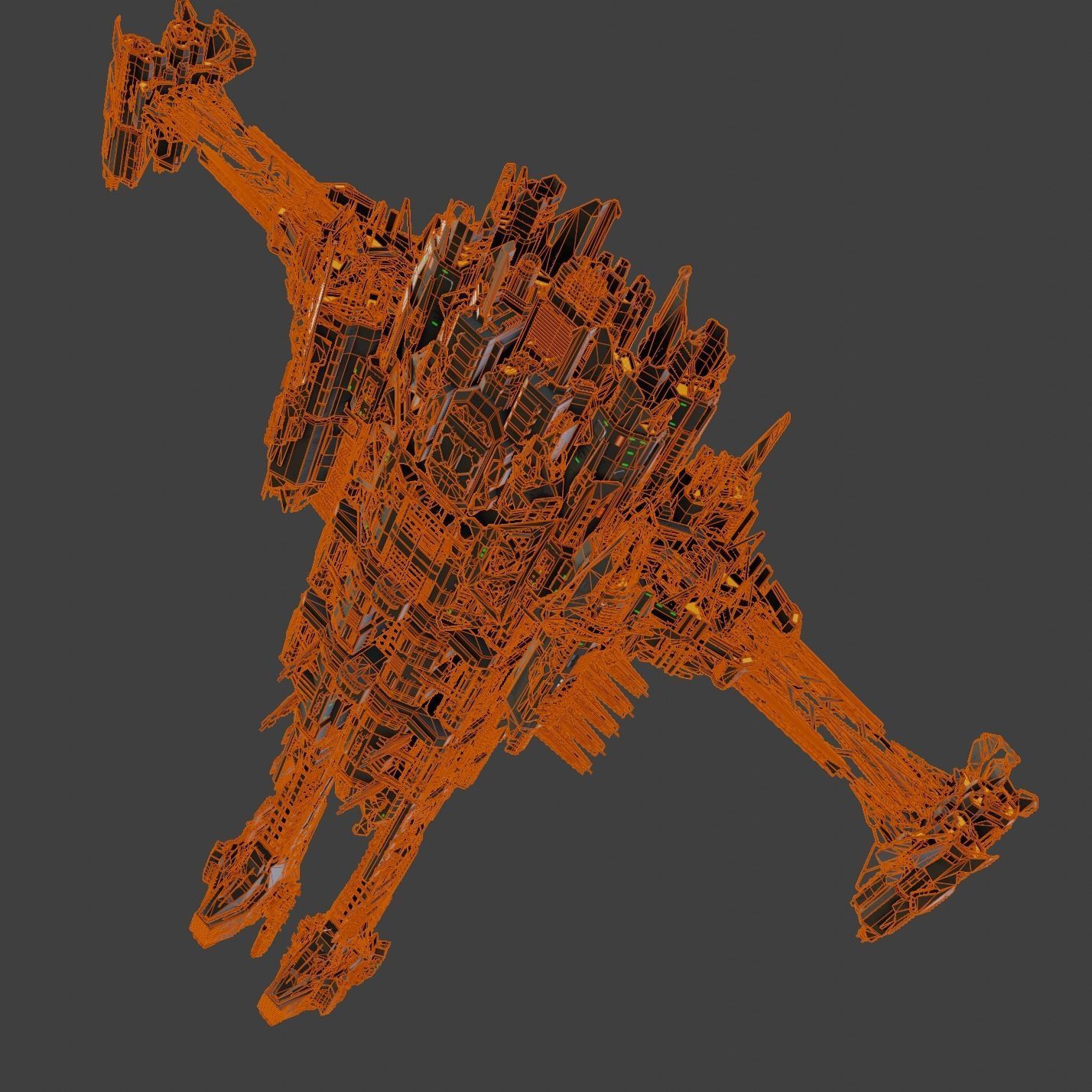 Large Spacecraft 3D model_22