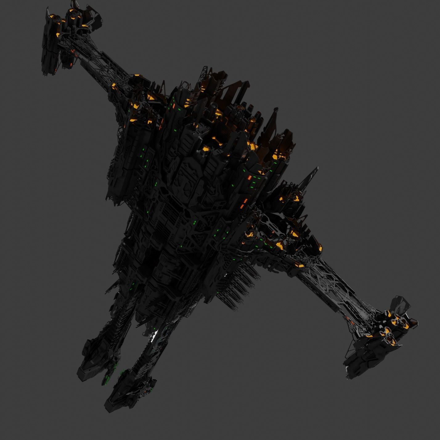 Large Spacecraft 3D model_11