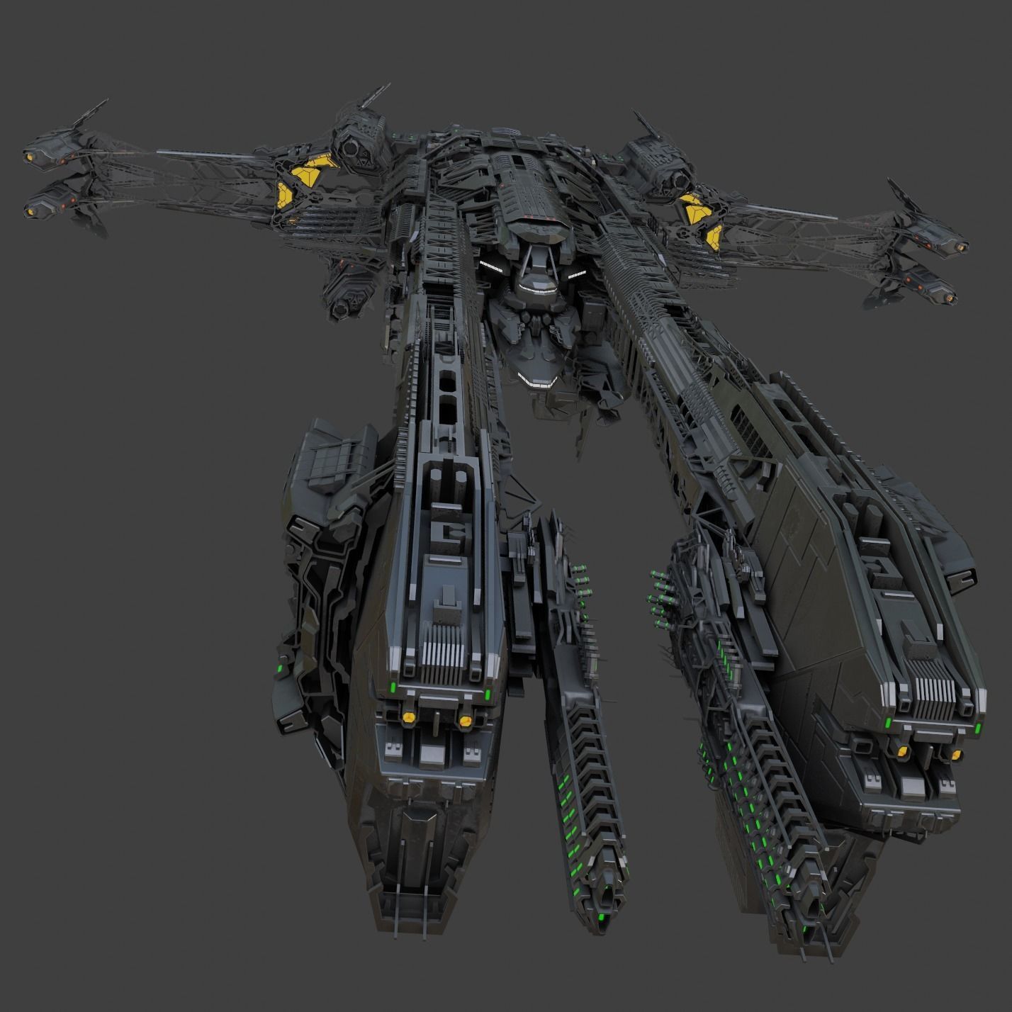 Large Spacecraft 3D model_14