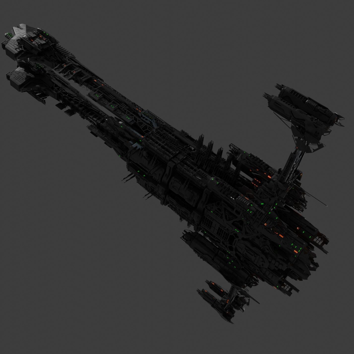 Large Spacecraft 3D model_12