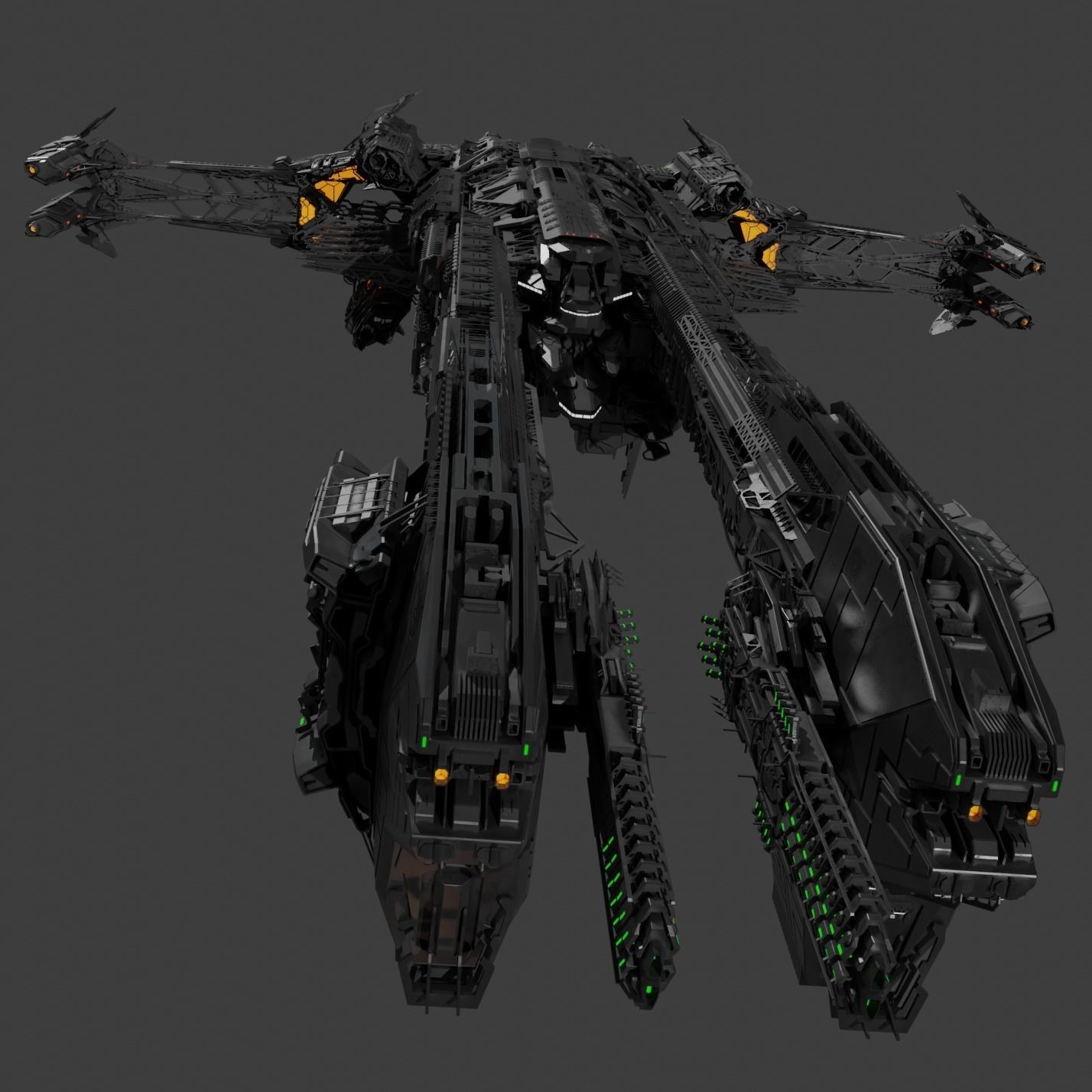 Large Spacecraft 3D model_9