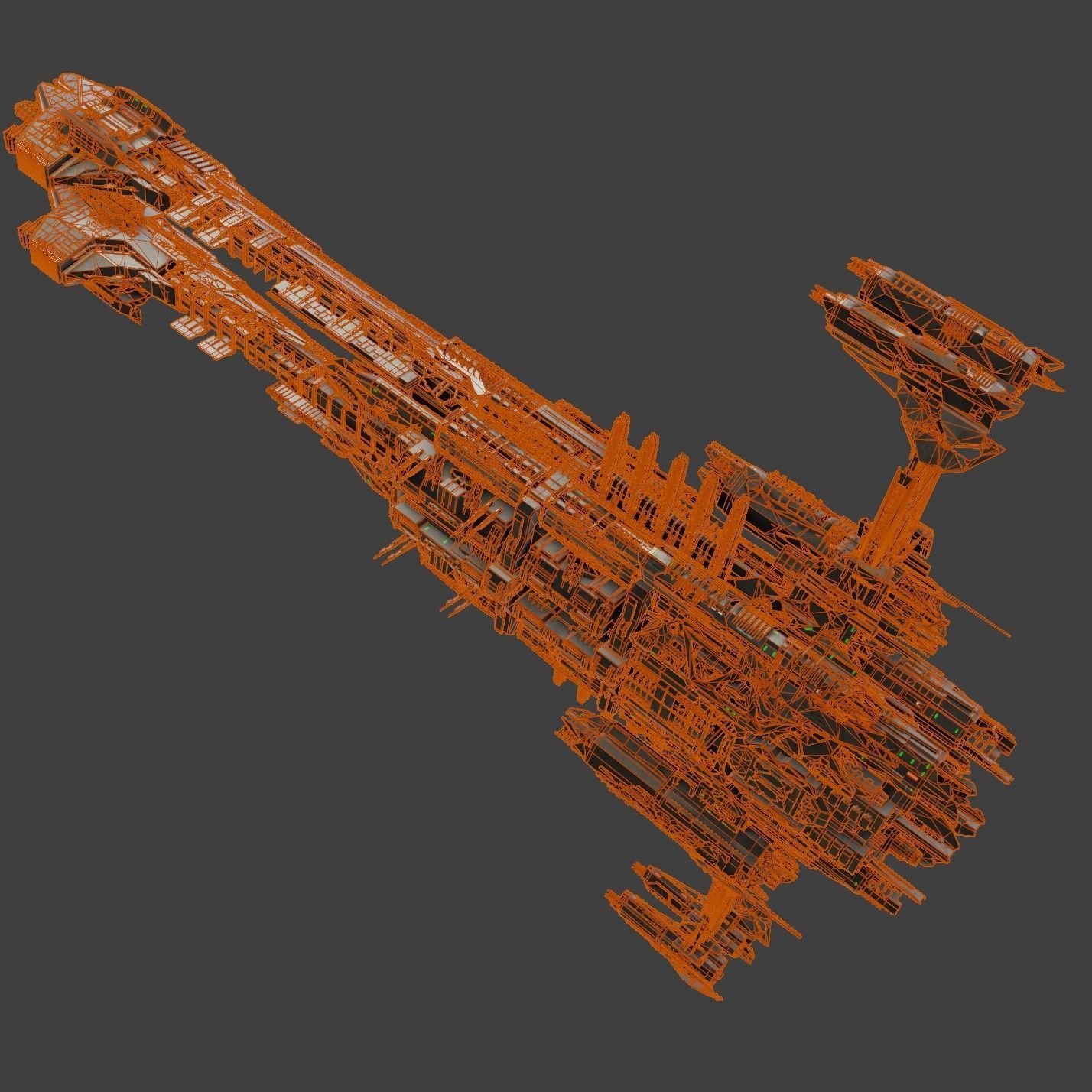 Large Spacecraft 3D model_23