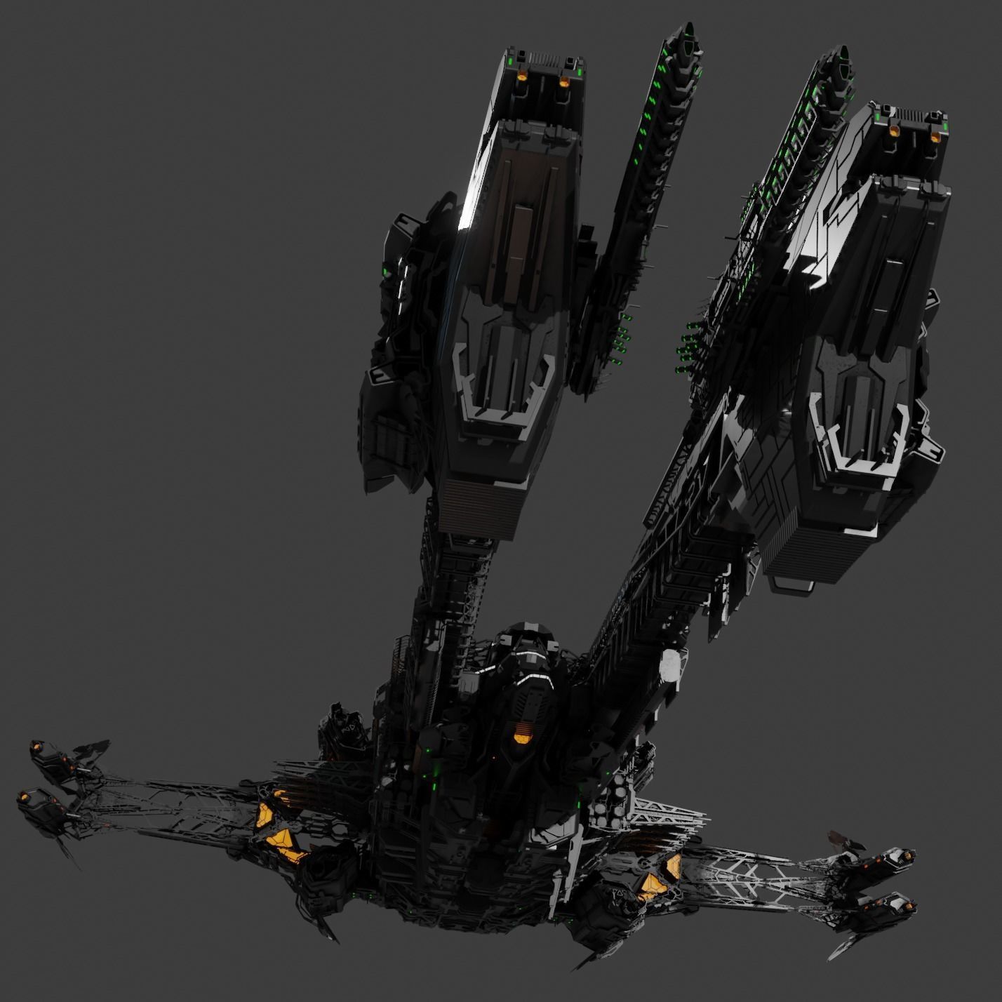 Large Spacecraft 3D model_10