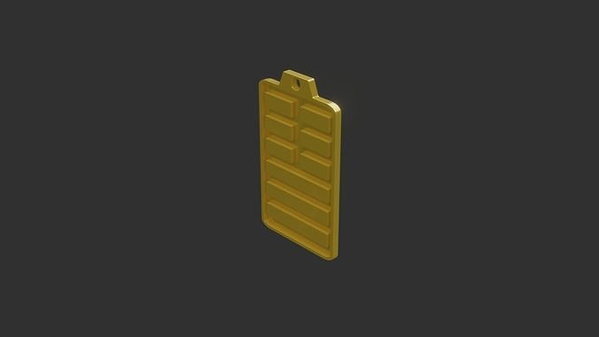 rgd tai hexagram pendant 3D print model