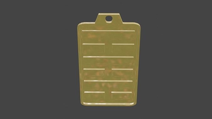 rgd wei ji hexagram pendant 3D print model