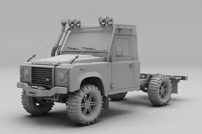 Landrover Defender 130 Chassis Cab 2011