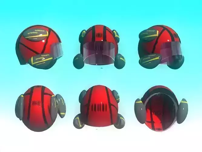 Sci-Fi 4 Protection Pads Helmet