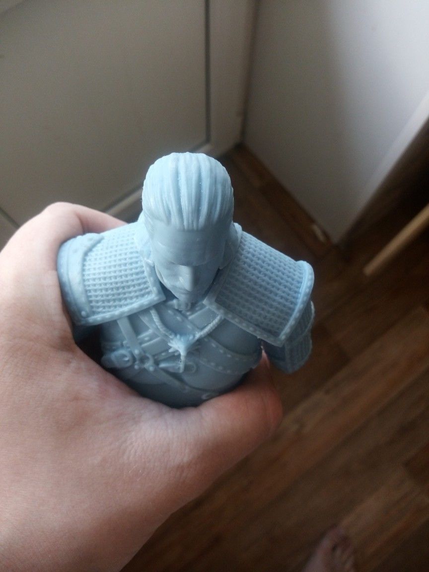 Witcher Geralt of Rivia bust 3D print model_26