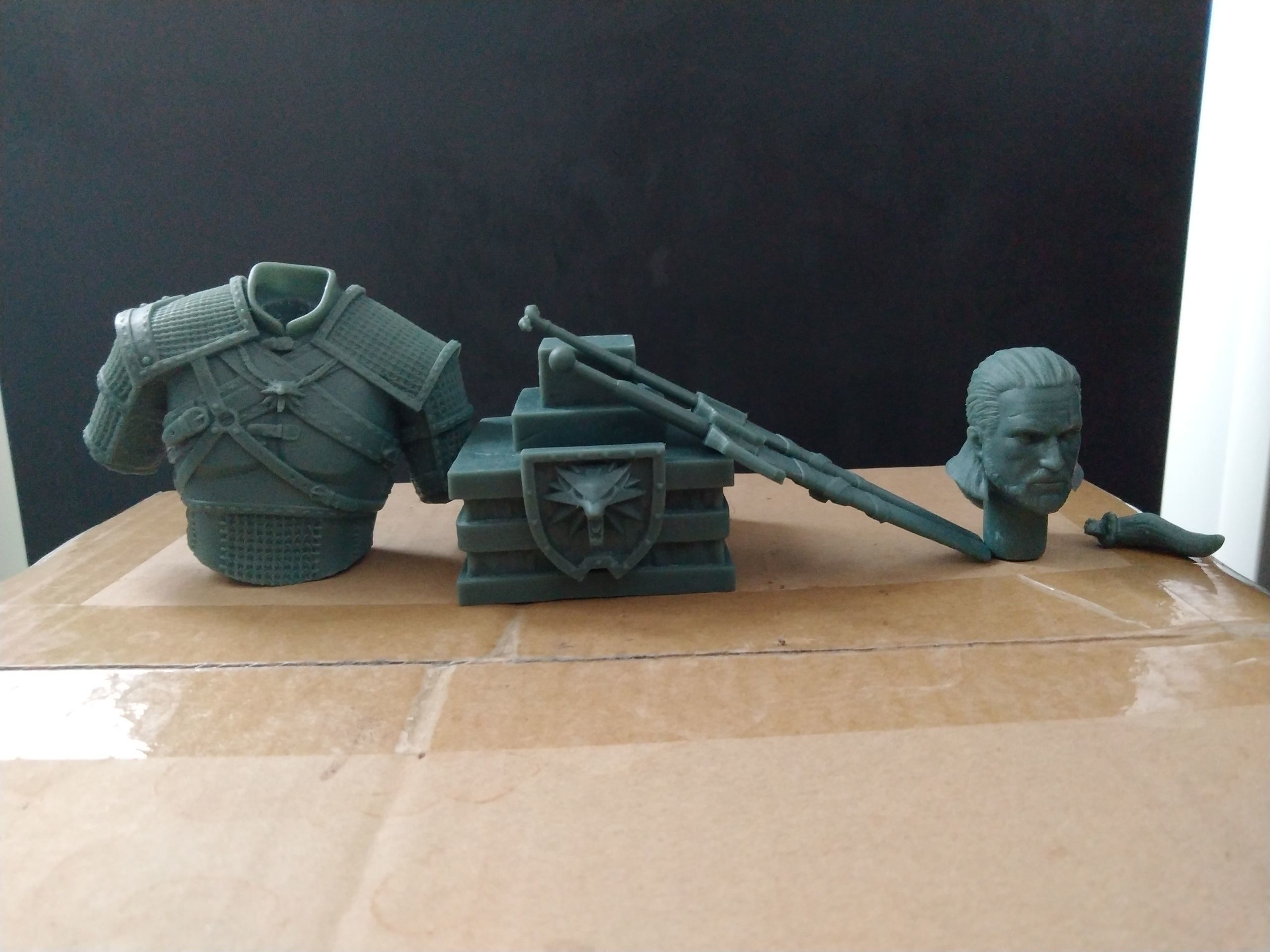 Witcher Geralt of Rivia bust 3D print model_8