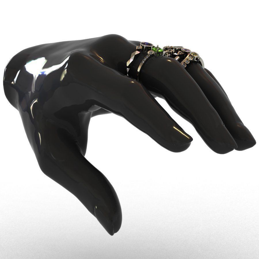 Diamond Rings  6  3D print model 3D print model 3D print model_8