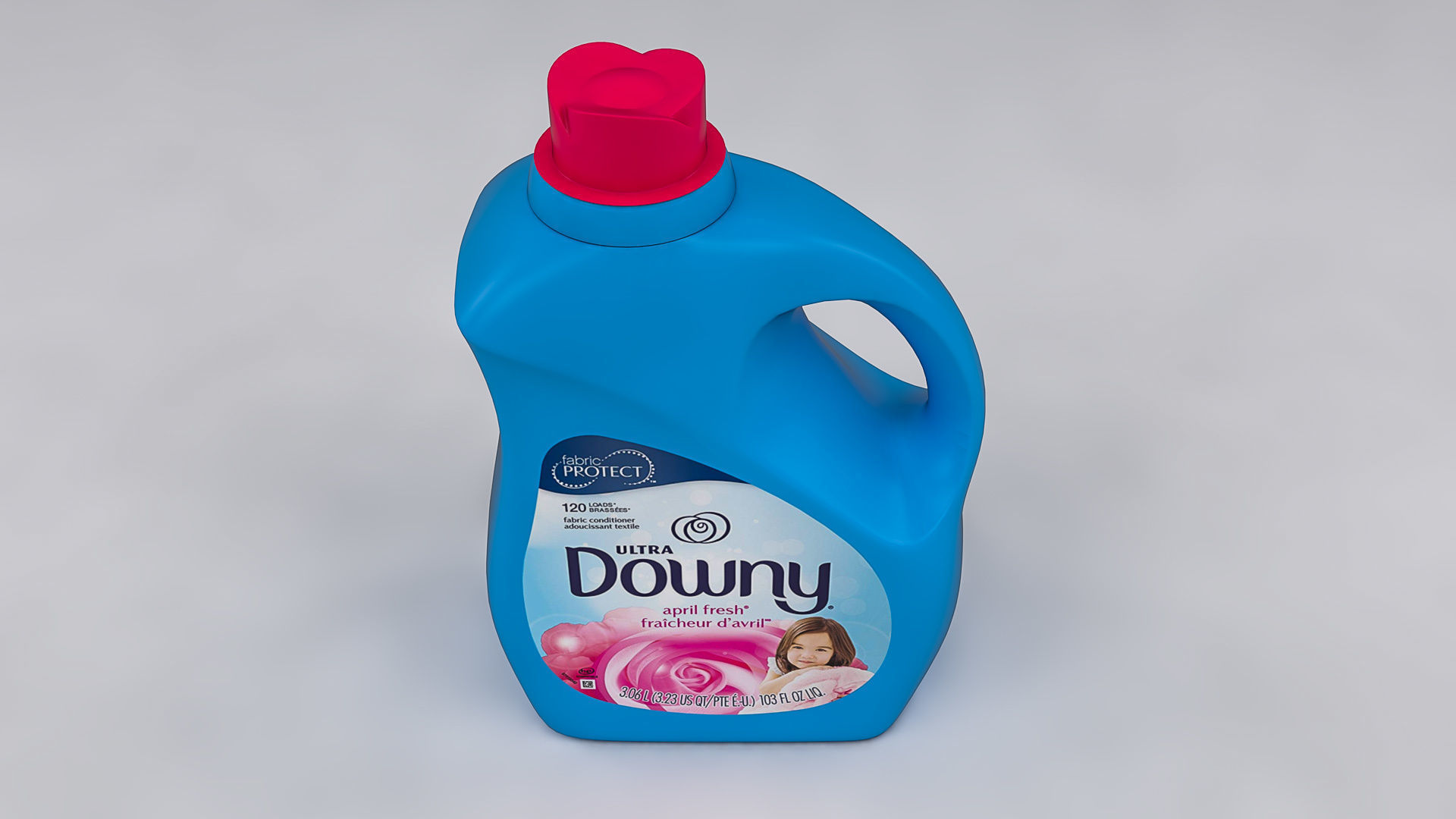 Downy Detergent Bottle 3D model_13